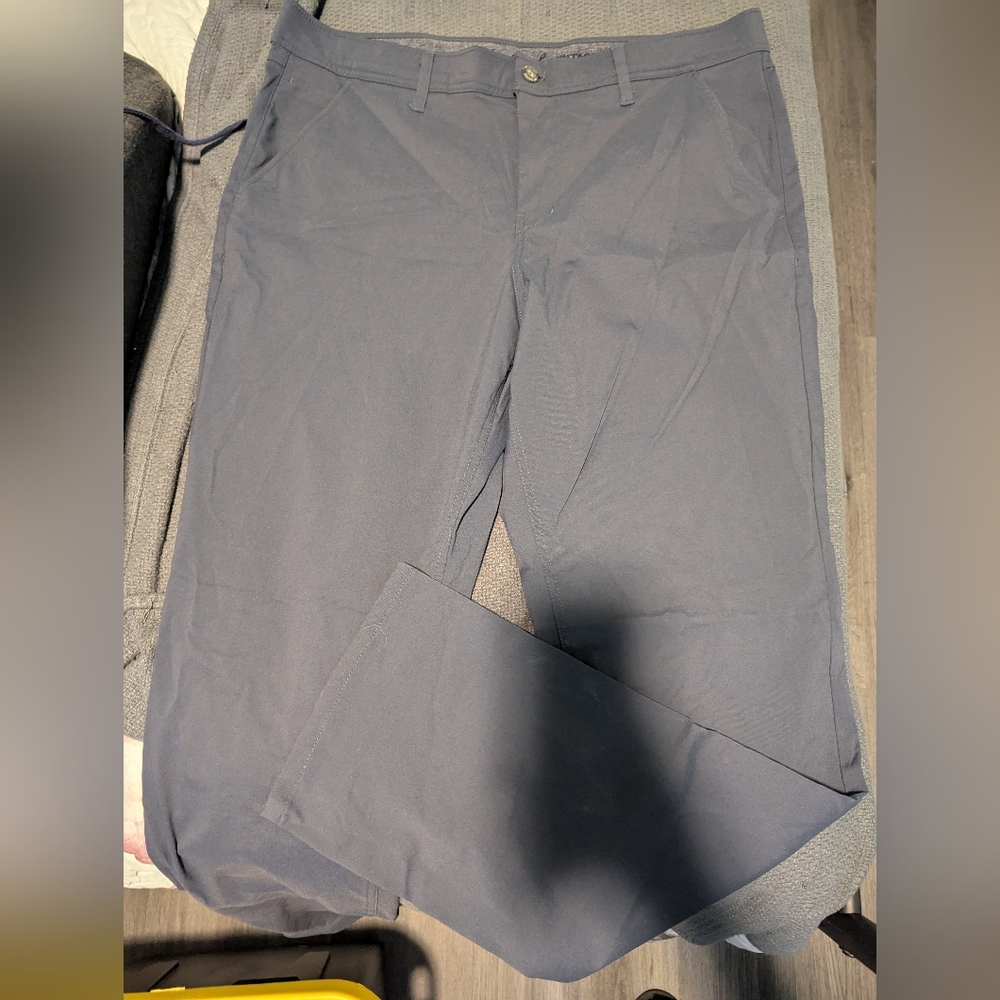 Weatherproof Vintage Men's Tech Pant Regular Fit Straight Leg Flex Waist